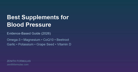 Best supplements for blood pressure 2026 evidence-based guide
