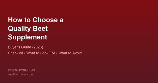 How to choose a quality beet supplement buyers guide 2026