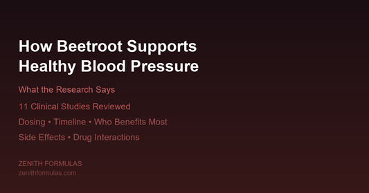 How beetroot supports healthy blood pressure - clinical research review 2026