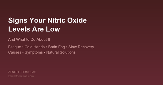 Signs your nitric oxide levels are low symptoms and solutions