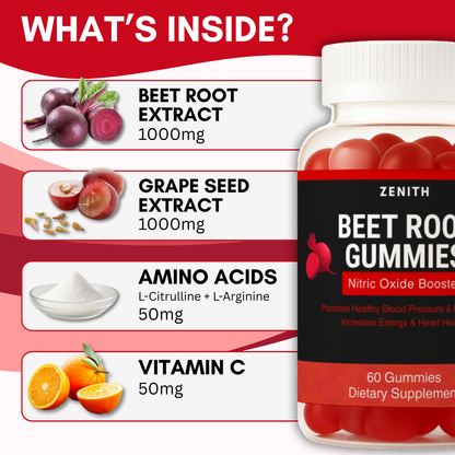 Beetroot Gummies - Nitric Oxide Booster